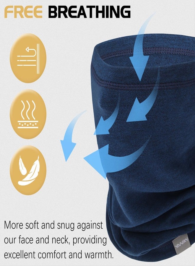 YANIKY Neck Gaiter Winter Neck Warmer for Men & Women Windproof Face Mask for Cold Weather Breathable Ski Face Cover Scarf - Image 3